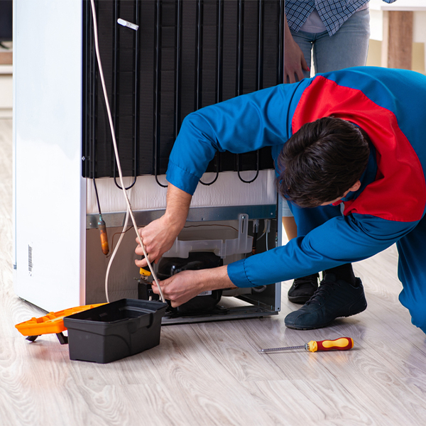 how much do you charge for refrigerator repair services in Newburgh